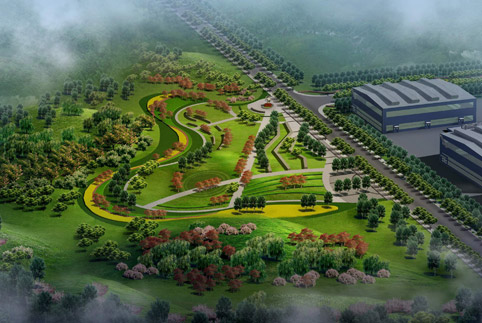 包鋼新體系綠化景觀設計